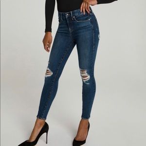 Good American Good Legs crop Blue505